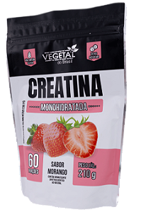 CREATINA MONOHIDRATADA SABOR MORANGO 210G VB