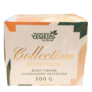 BODY CREAM HIDRATANTE COLLECTION SECRET CODE-300G