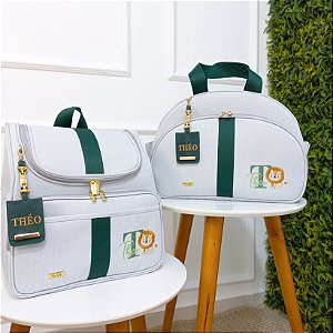 Kit Bolsa G + Mochila 2em1 + 01 chaveiro luxo