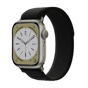 Pulseira Nylon Apple Watch - Preto