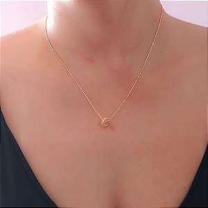COLAR CÍRCULO CRAVEJADO