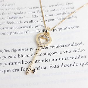 COLAR CHAVE DO CORAÇÃO