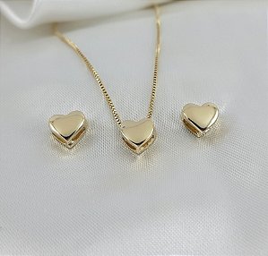 CONJUNTO CORAÇÃO LISO