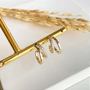 BRINCO ARGOLA DOIS FIOS