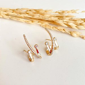 BRINCO EAR HOOK CRAVEJADO