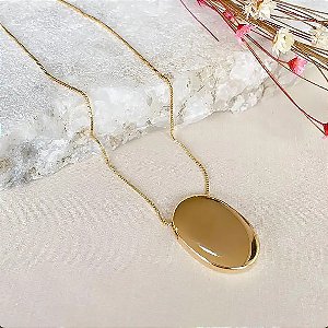 COLAR COM PINGENTE ORGÂNICO