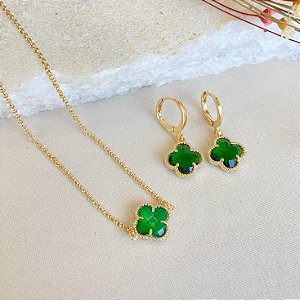 CONJUNTO TREVO ESMERALDA