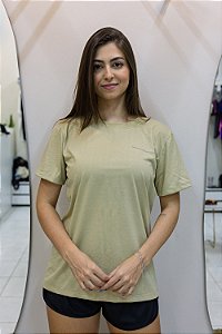 Camiseta oversized feminina estampada areia fitness e casual - PORLE