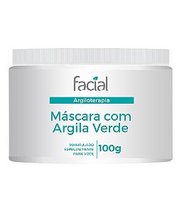 Máscara Facial de Argila Verde 100g