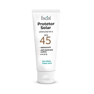 Protetor Solar Fps 45 Gel Creme 70g - Toque seco Uso Diário