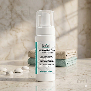 Minoxidil 5% - Espuma sem enxague - 50ml