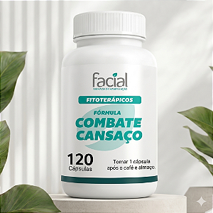 Fórmula Combate Cansaço - Maca, Ginseng, Complexo B, Guaraná - 120 cápsulas (tratamento para 2 meses).