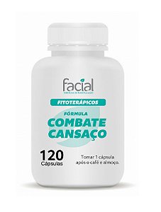 Fórmula Combate Cansaço - Maca, Ginseng, Complexo B, Guaraná - 120 cápsulas (tratamento para 2 meses).