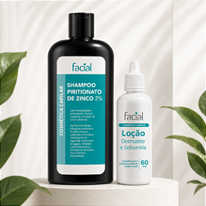 Combo Terapia Intensiva: Shampoo + Loção Anticaspa e Dermatite Seborreica