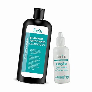 Combo anticaspa e Dermatite Seborréica - Shampoo + Loção