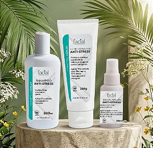 Combo Capilar Antistress - Shampoo, Condicionador e Óleo capilar
