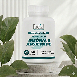 Fórmula para insônia e ansiedade 60 cáps