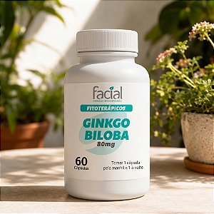 Ginkgo Biloba 80mg - 60 cápsulas