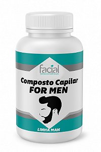 Composto Capilar FOR MEN - 30 cápsulas