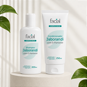 Shampoo e Condicionador Jaborandi e D-pantenol - TRATAMENTO ANTIQUEDA