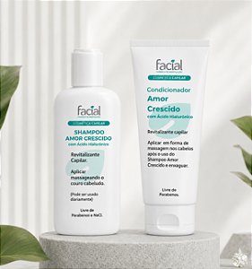 Shampoo e Condicionador Amor Crescido - REVITALIZANTE CAPILAR