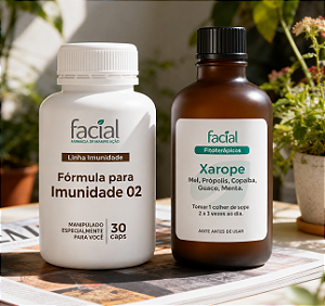 COMBO SUPER IMUNIDADE - Fórmula para Imunidade 02 + Xarope Expectorante