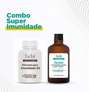 COMBO SUPER IMUNIDADE - Fórmula para Imunidade 02 + Xarope Expectorante