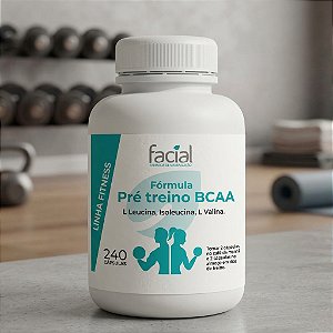 Pré treino em cápsulas BCAA 240 cápsulas
