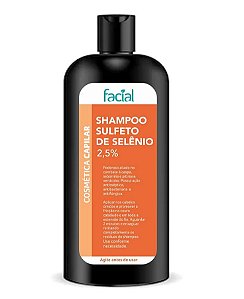 Shampoo Anticaspa Sulfeto de Selênio 2,5% Facial
