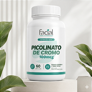 Picolinato De Cromo 100 Mcg 60 Cápsulas
