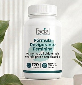 Fórmula Revigorante Feminina - Aumento do libido e mais energia (120 Cápsulas)