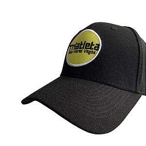 Boné Triatleta Nas Horas Vagas - Preto - Logo Bordado