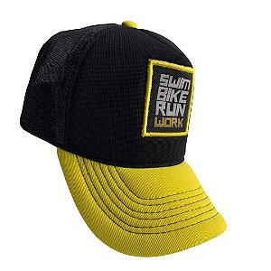 Boné Trucker Espumado - Swim Bike Run Work