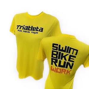 Baby Look de Poliamida Triathlon Work - Yellow