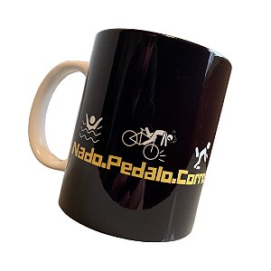 Caneca Triathlon - Black - Nado.Pedalo.Corro
