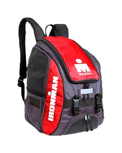Mochila de Transição IRONMAN Vermelha e Preta