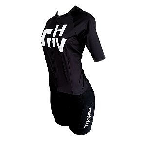 Traje Triathlon Feminino (2 Peças: Jersey + Bermuda)