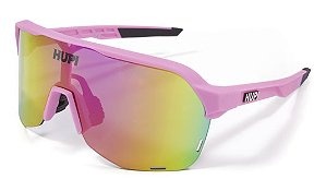 Óculos de Sol HUPI Huez Rosa/Preto - Lente Rosa EspelhadoCod. do Produto: 2617