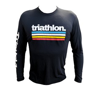 Camiseta Manga Longa Triathlon - Triatleta Nas Horas Vagas