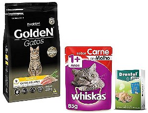 Kit Doação Gatos Adultos
