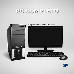 Promoção Computador Completo, Intel Core 2 Duo + Kit teclado e Mouse + Monitor de 19