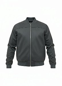 Jaqueta Bomber Suede