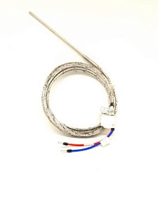 TERMOPAR MINERAL TIPO "J"  MALHA ø 1,0MM - 50/800MM COMPRIMENTO