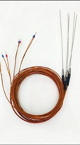 Termopar mineral J-1x200mm- Cabo kapton 2M