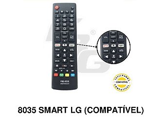 Controle Smart  tv LG