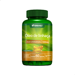 ÓLEO DE LINHAÇA 60 CÁPSULAS - HERBAMED