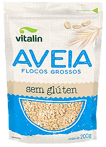 VITALIN FLOCOS AVEIA INTEGRAL SEM GLÚTEN 200G