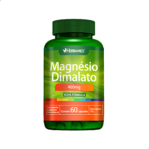 HERBAMED - MAGNÉSIO DIMALATO 60 CÁPSULAS - 500MG