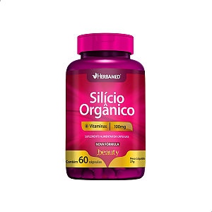 SILÍCIO ORGÂNICO + VITAMINAS 60 CÁPSULAS - 500MG - HERBAMED