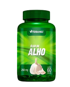 ÓLEO DE ALHO 60 CAPSULAS - HERBAMED